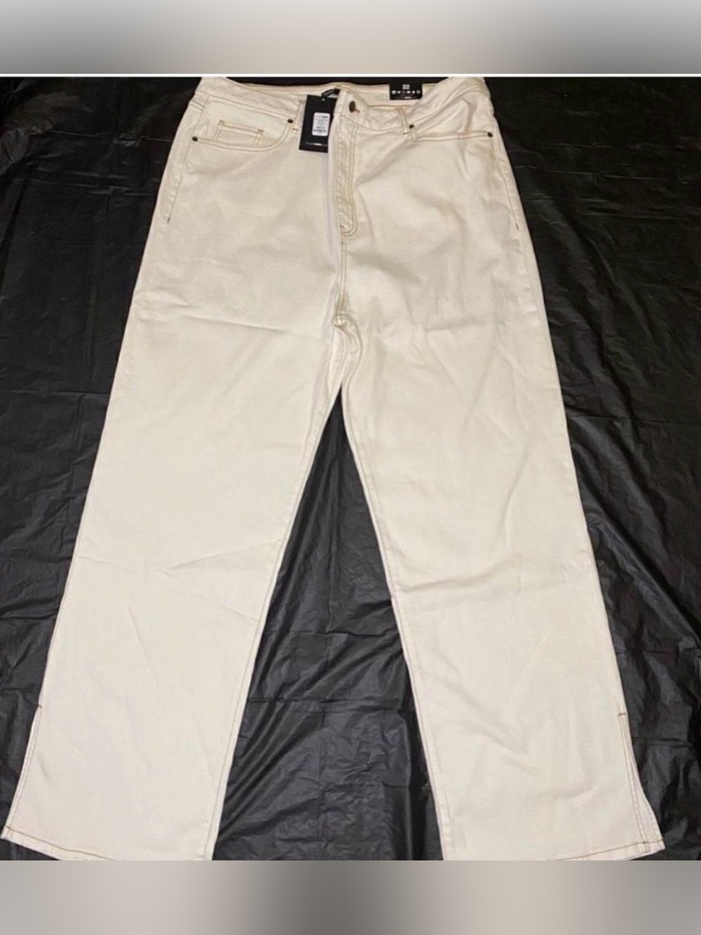 Fashion Nova Side Split Jeans Size 22